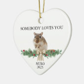 Gerbil Weihnachtsgeschenk Gerbil Ornament Gerbil X (Links)