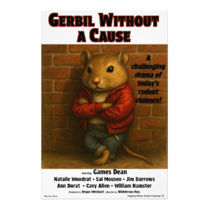 Gerbil Without a Cause Filmparodie Fotodruck