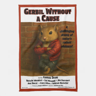 Gerbil Without a Cause Filmparodie Geschirrtuch