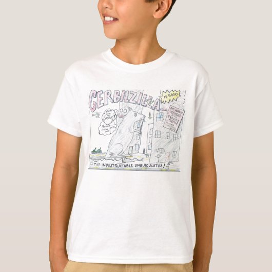 Gerbilzilla T-Shirt (Vorderseite)