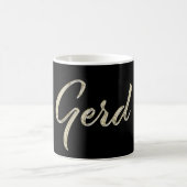 Gerd Name whitegold Tasse Teetasse Kaffeetasse (Mittel)