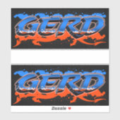 Gerd Vorname Name Graffiti Aufkleber Sticker (Blatt)