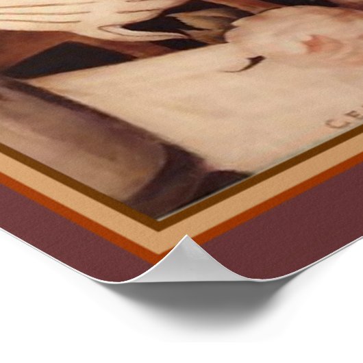 Gerda & Lili #1 Art Deco Print 16 x 20 Poster (Ecke)