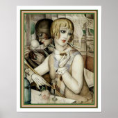 Gerda & Lili #2 Art Deco Print 16 x 20 Poster (Vorne)