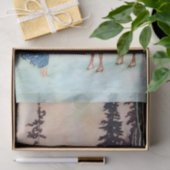 Gerda und Reindeer, Snow Queen Fairy Tale Seidenpapier (Geschenk)