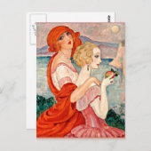 Gerda Wegener - Sur la Route d'Anacapri Postkarte (Vorne/Hinten)