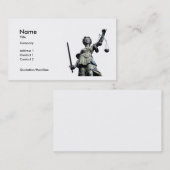 Gerechtigkeit 01A Visitenkarte (Vorne/Hinten)