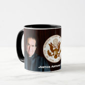 Gerechtigkeit Antonin Scalia - US-Oberstes Gericht Tasse (Vorderseite Links)