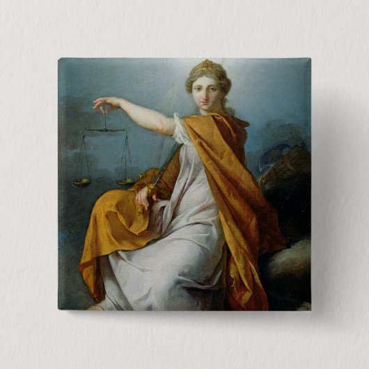 Gerechtigkeit Button (Vorderseite)