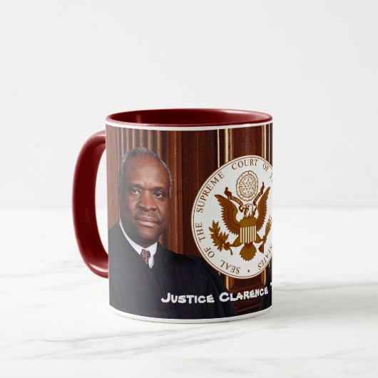 Gerechtigkeit Clarence Thomas - US-Oberstes Tasse (Vorderseite Links)