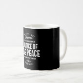 "Gerechtigkeit der Friedensarbeit" - Geschenk Kaffeetasse (VorderseiteRechts)