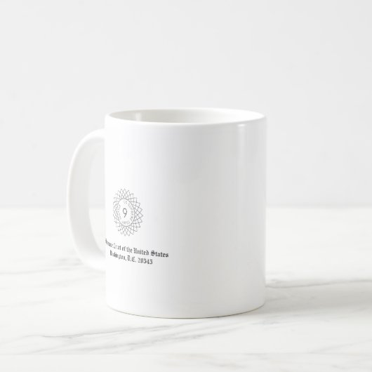 Gerechtigkeit Elena Kagan Kaffeetasse (Vorderseite Links)