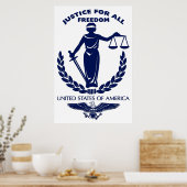 Gerechtigkeit für alle poster (Küche)