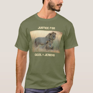 Gerechtigkeit für Cecil und Jericho, die Bruderlöw T-Shirt