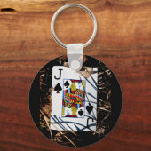 Gerechtigkeit für den Jack von Pik Schlüsselanhänger (Vorderseite)