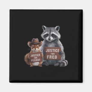 Gerechtigkeit für Erdnuss das Eichhörnchen Gerecht Magnet