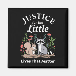 Gerechtigkeit für Erdnuss Das Eichhörnchen - Weihn Magnet