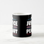 Gerechtigkeit für Erdnuss Kaffeetasse (Mittel)