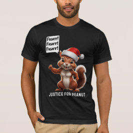Gerechtigkeit für Erdnuss Weihnachten MAGA T-Shirt