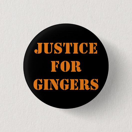 Gerechtigkeit für Gingers 3 Cm Round-Abzeichen Button (Vorderseite)