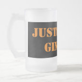 Gerechtigkeit für Gingers Mattglas Bierglas (Links)