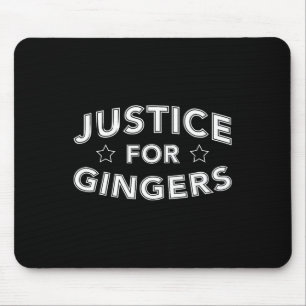 Gerechtigkeit für Rotschöpfe Lustiger Rotschopf Ir Mousepad