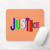 Gerechtigkeit in farbigen Mousepad (Mit Mouse)