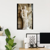 Gerechtigkeit ist blindes Poster (Heimbüro)