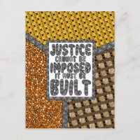 Gerechtigkeit kann nicht auferlegt werden - Postka