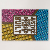 Gerechtigkeit kann nicht auferlegt werden - puzzle (Horizontal)