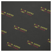 Gerechtigkeit kennen, Frieden wissen Stoff (Muster)