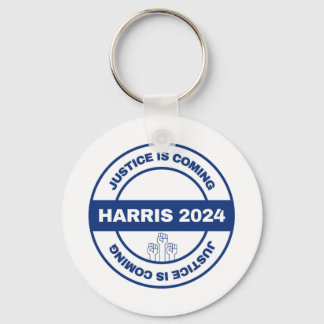 Gerechtigkeit kommt | Kamala harris Walz Election Schlüsselanhänger