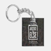 Gerechtigkeit oder sonst schlüsselanhänger (Vorderseite links)