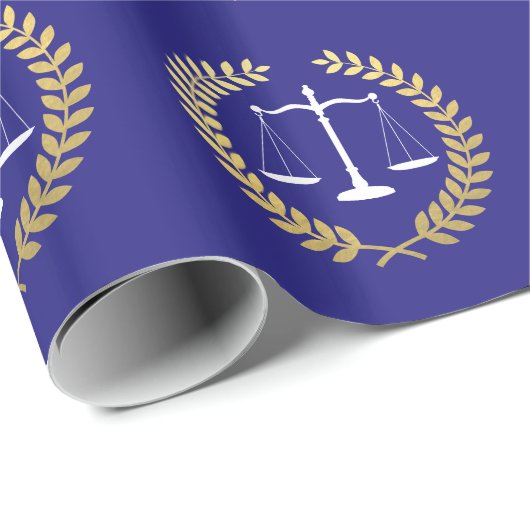 Gerechtigkeit stuft Imitat-GoldfolieWreath ein Geschenkpapier (Rolleneckpunkt)