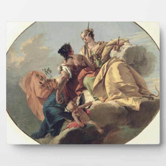 Gerechtigkeit und Frieden Fotoplatte (Vorderseite)