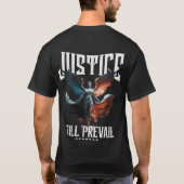 Gerechtigkeit wird vorherrschen - Flügeldrachen T-Shirt (Rückseite)