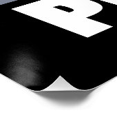 Gerechtigkeit wissen, Frieden kennen, keine Gerech Poster (Ecke)