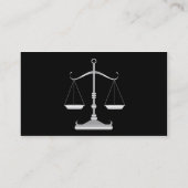 Gerechtigkeits-Büro Visitenkarte (Rückseite)
