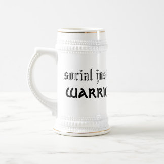 Gerechtigkeits-Krieger Stein Bierglas