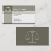 Gerechtigkeitseleganz Visitenkarte (Vorne/Hinten)