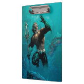 Gerechtigkeitsliga #10 Aquaman Drowned Earth Varia Klemmbrett (Links)