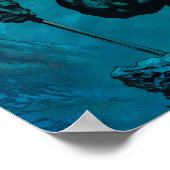 Gerechtigkeitsliga #10 Aquaman Drowned Earth Varia Poster (Ecke)