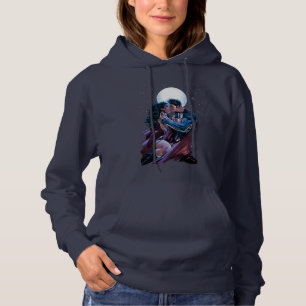 Gerechtigkeitsliga #12 Wonder Woman & Superman Kis Hoodie