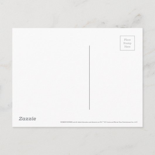 Gerechtigkeitsliga #12 Wonder Woman & Superman Kis Postkarte (Rückseite)