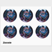 Gerechtigkeitsliga #12 Wonder Woman & Superman Kis Runder Aufkleber (Blatt)