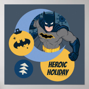 Gerechtigkeitsliga Batman Holiday Bauble Poster