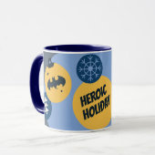 Gerechtigkeitsliga Batman Holiday Bauble Tasse (Vorderseite Links)