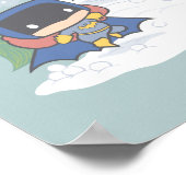 Gerechtigkeitsliga Chibi Snowball Kampf Poster (Ecke)