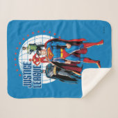 Gerechtigkeitsliga Global Heroes Sherpadecke (Vorderseite (Horizontal))