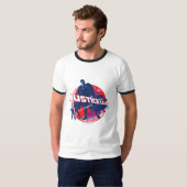 Gerechtigkeitsliga - Globale Helden und Globe T-Shirt (Vorne ganz)
